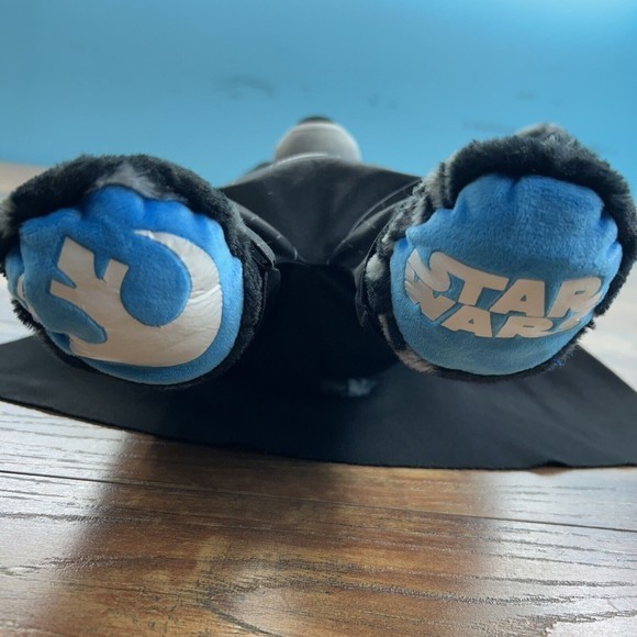 Build A Bear Star Wars Teddy Plush Black Dark Light Side Stuffed Animal 16" BABW - Picture 4 of 10